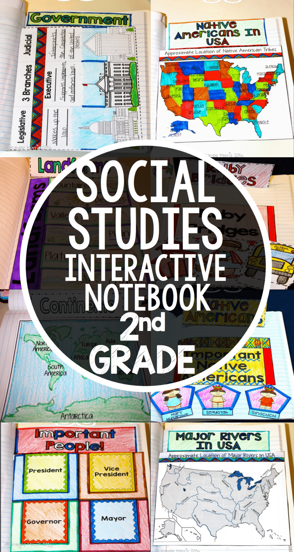 Social Studies Interactive Notebook 2nd Grade