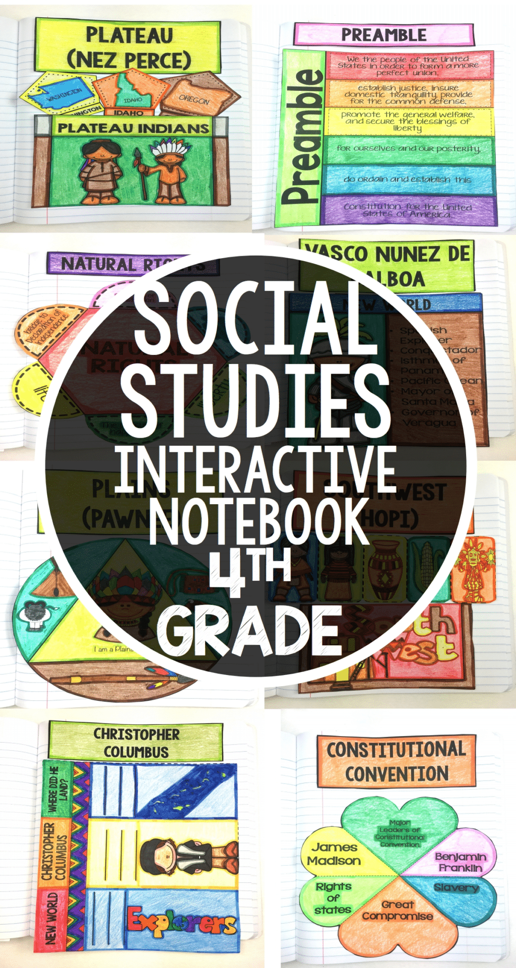 Social Studies Interactive Notebook 4th Grade