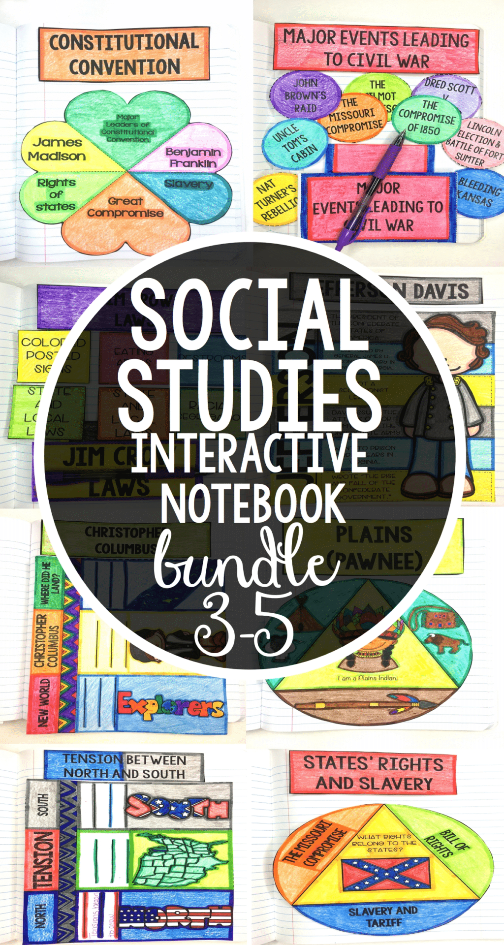 Social Studies Interactive Notebook Bundle