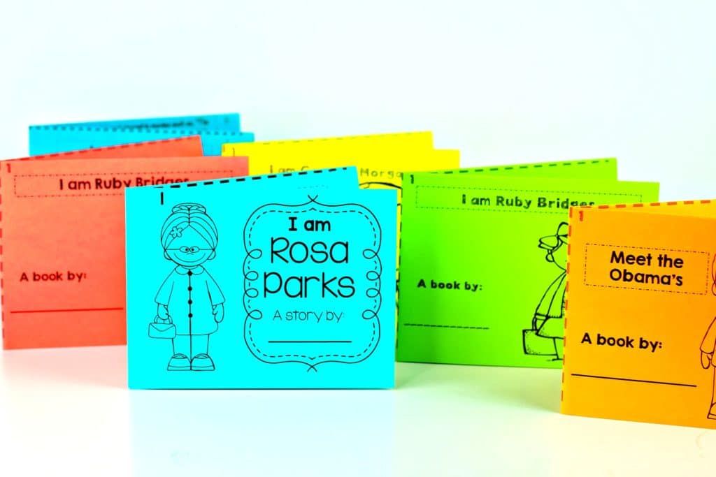 Activities for Black History Month Foldable Books
