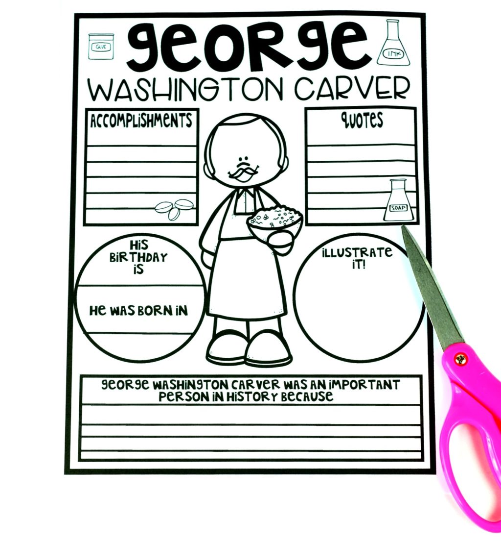 Activities for Black History Month Graphic Organizer