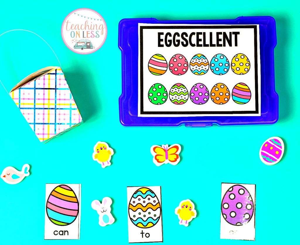 Easter Egg April Sight Word Game