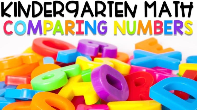 comparing numbers in kindergarten math kayse morris