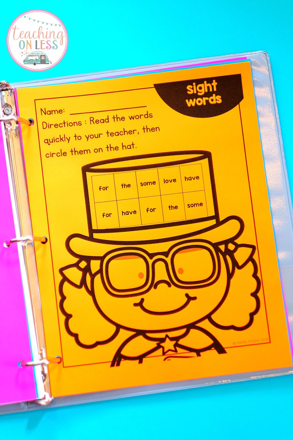 Editable Sight Word Worksheets Kayse Morris