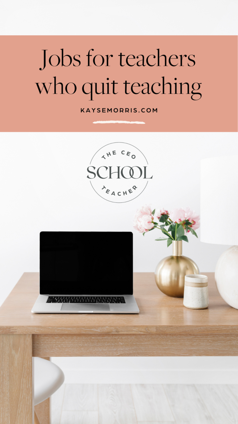 I Quit Teaching - 15 things that Happened · Kayse Morris