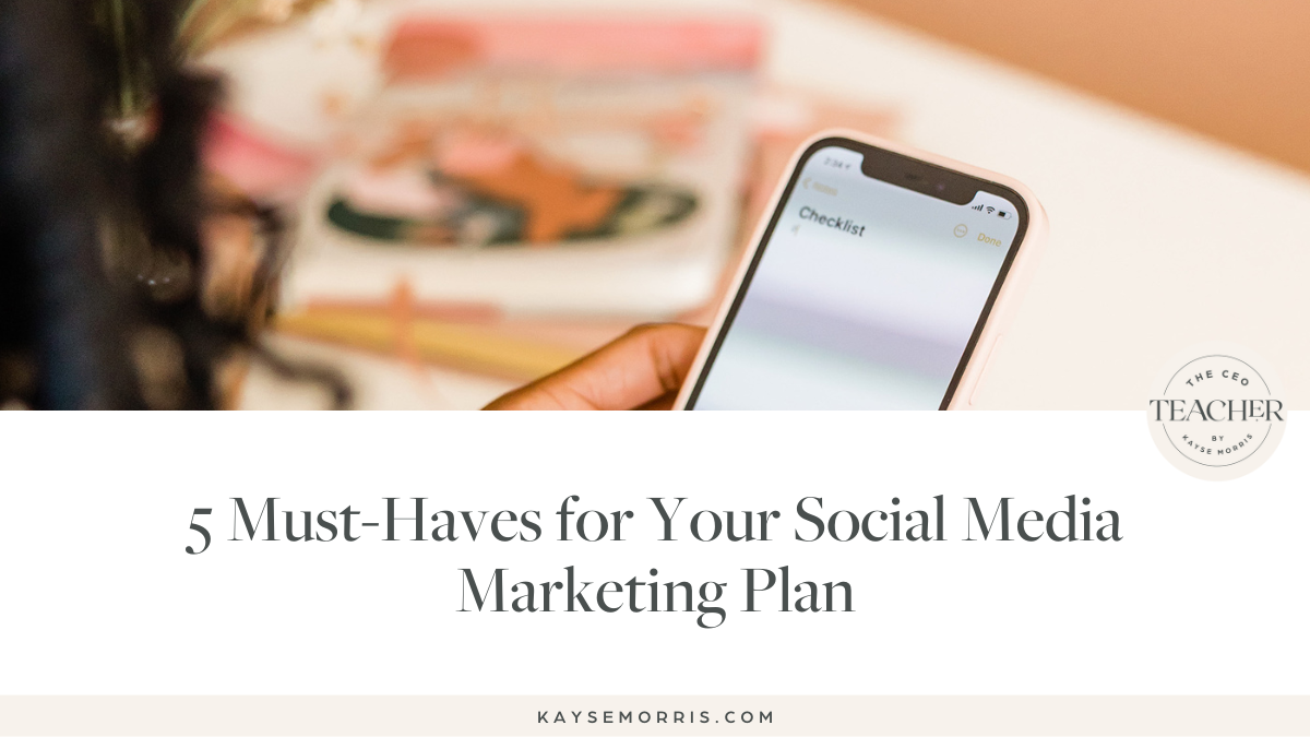 social media marketing plans