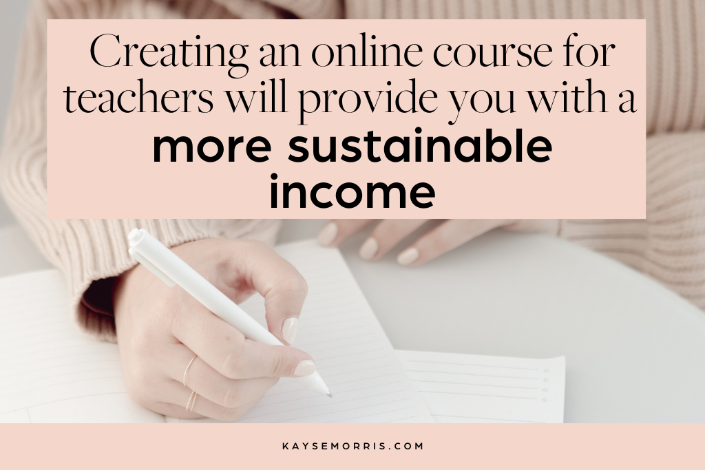 creating an online course for teachers