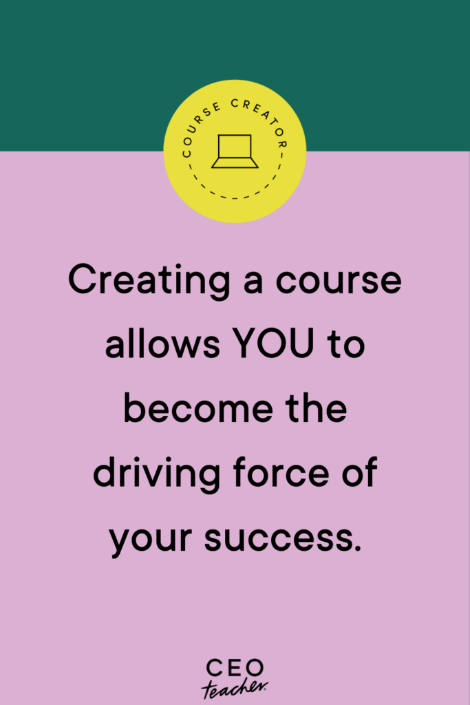 Creating an online course for teachers