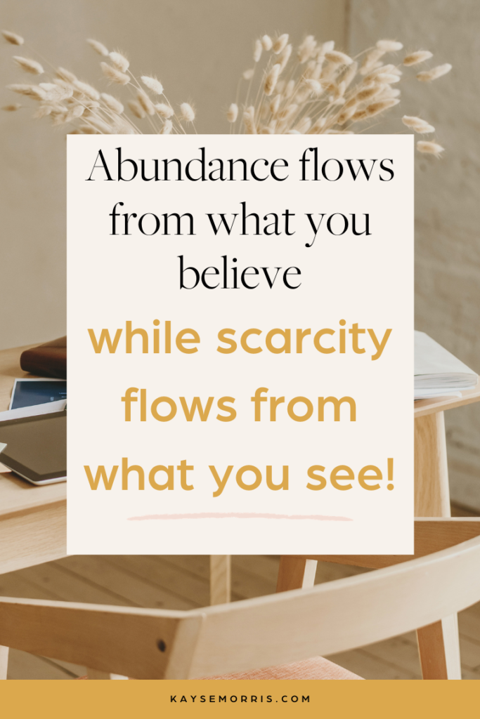 scarcity mindset versus abundance mindset