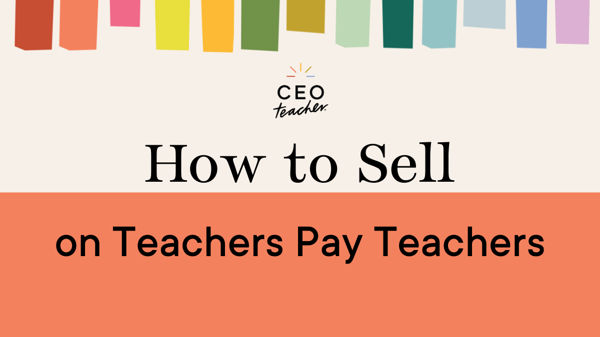 how to sell on teachers pay teachers