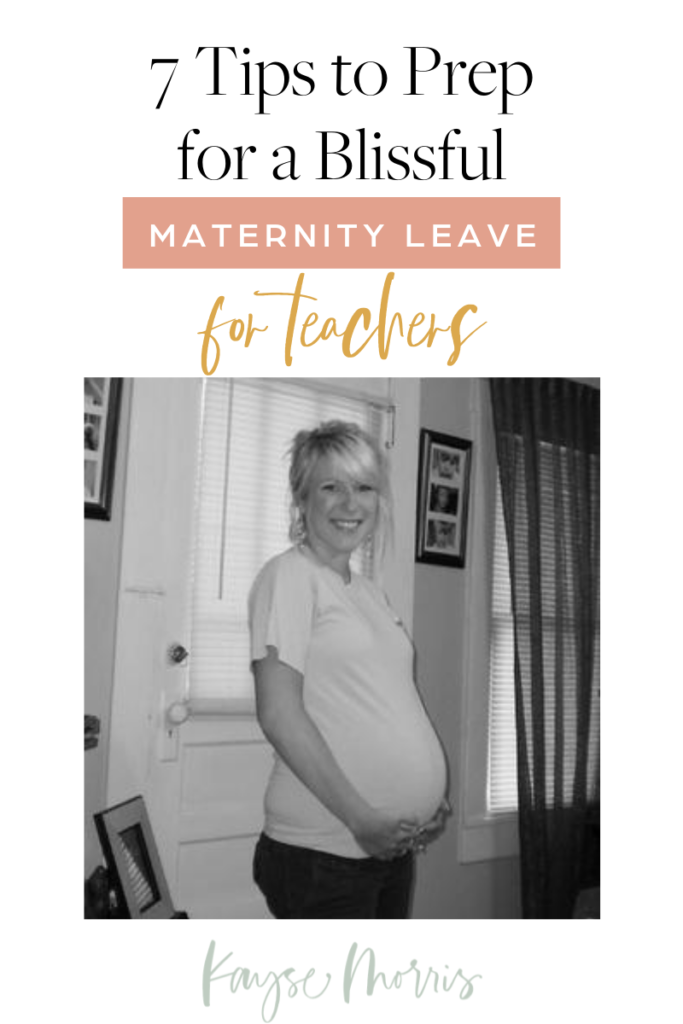 maternity leave for a teacher