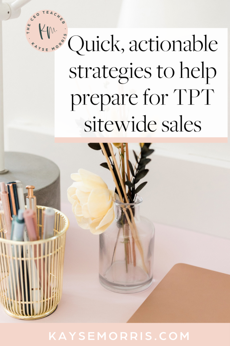 Is Selling On TPT Worth It? How to prepare for Successful TPT Sitewide