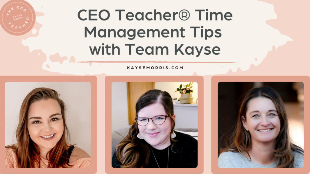 teacher time management tips
