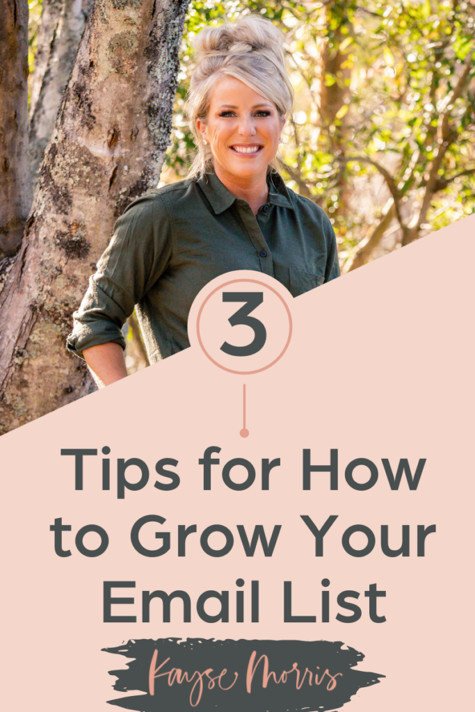 ways to grow your email list