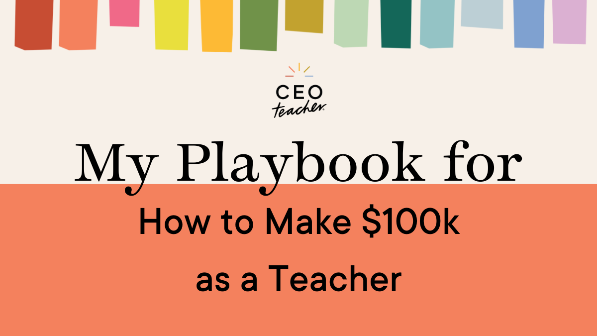 how to make 100K as a teacher