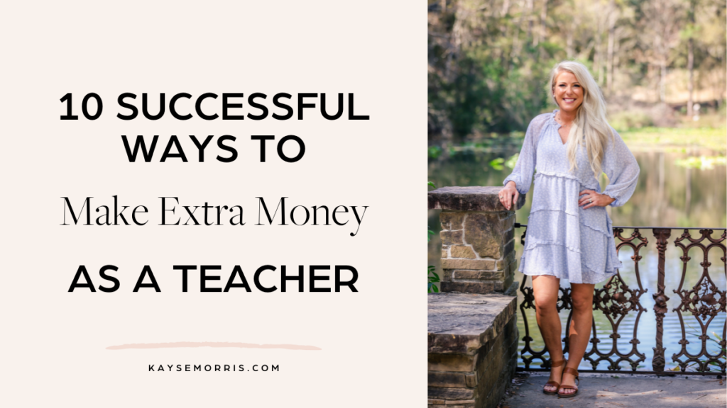 Ways teachers can make extra money