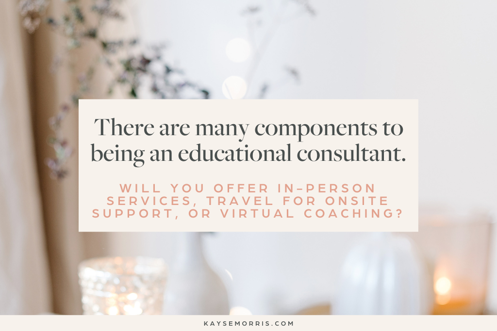 how to become an educational consultant