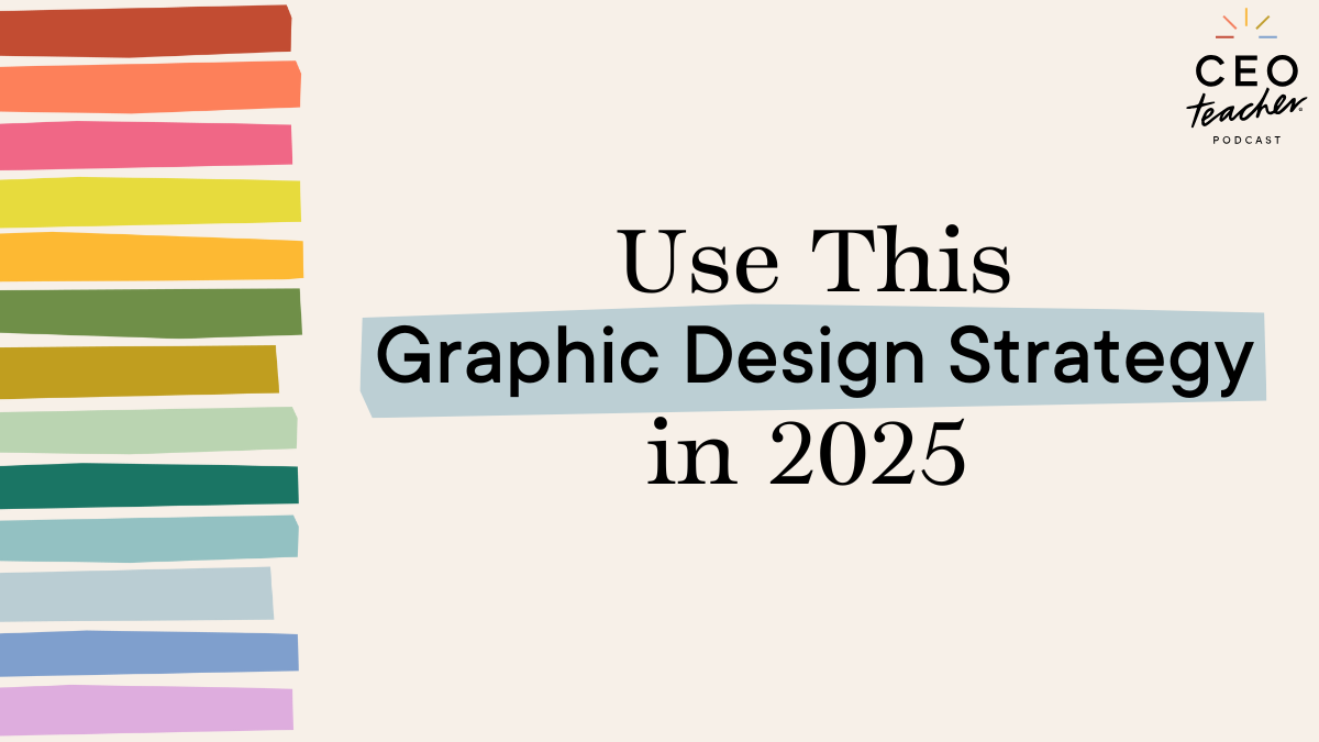 graphic design strategy podcast episode cover