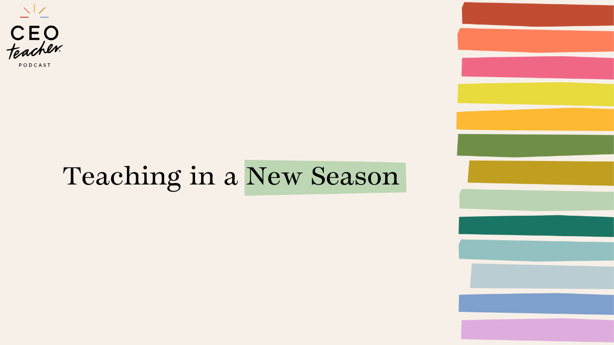 teacher transition podcast cover