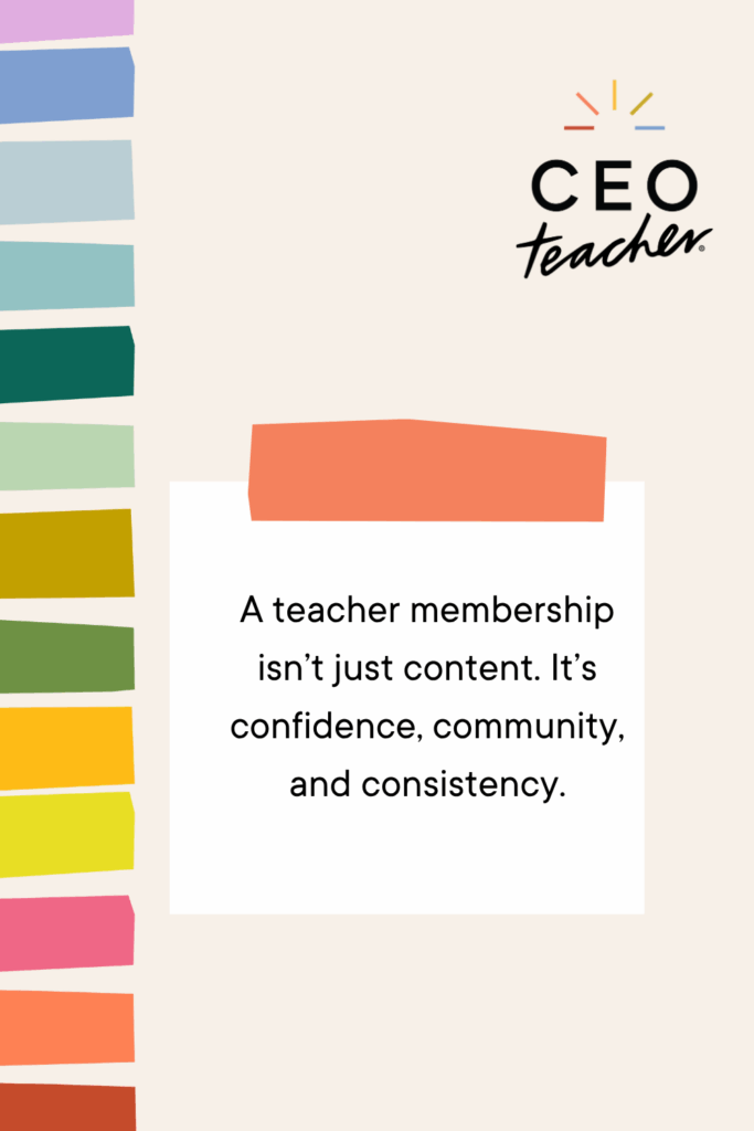 a teacher community isn't just for content